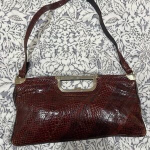 Vintage Susan Gail Brown Snakeskin Women's Bag